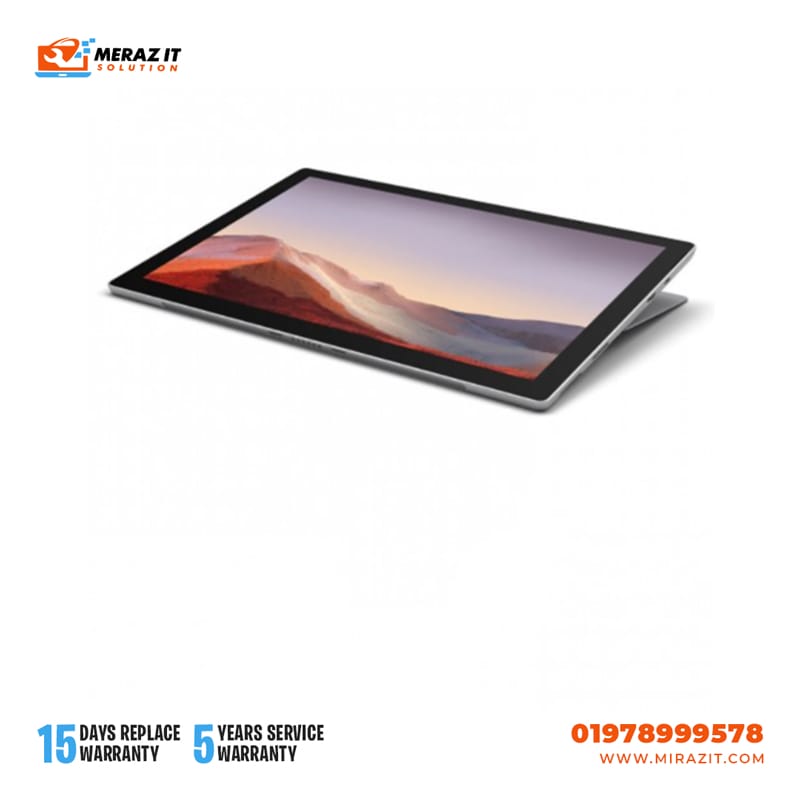 Microsoft Surface Pro 7 10th Gen Core i5 8GB Ram 256GB SSD Touch Platinum Notebook with Win 10