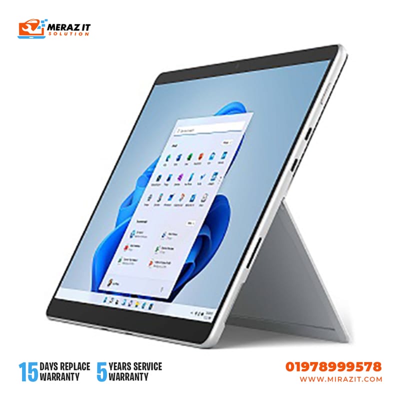 Microsoft Surface Pro 8 Core i5 11th Gen 8GB RAM 128GB SSD 13" MultiTouch 2-in-1 Detachable Laptop (8PQ-00001)