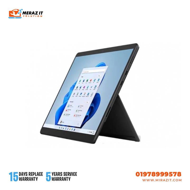 Microsoft Surface Pro 8 Core i5 11th Gen 8GB RAM 256GB SSD 13" MultiTouch 2-in-1 Detachable Laptop (8PQ-00028)