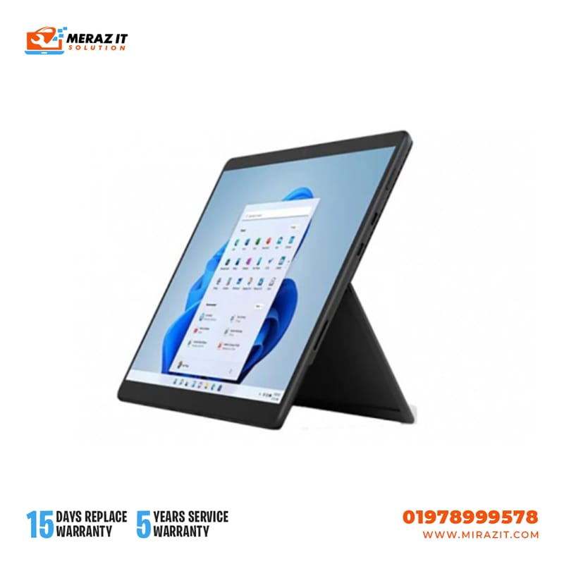 Microsoft Surface Pro 8 Core i7 11th Gen 256GB SSD 13" MultiTouch 2-in-1 Detachable Laptop (8PV-00001)