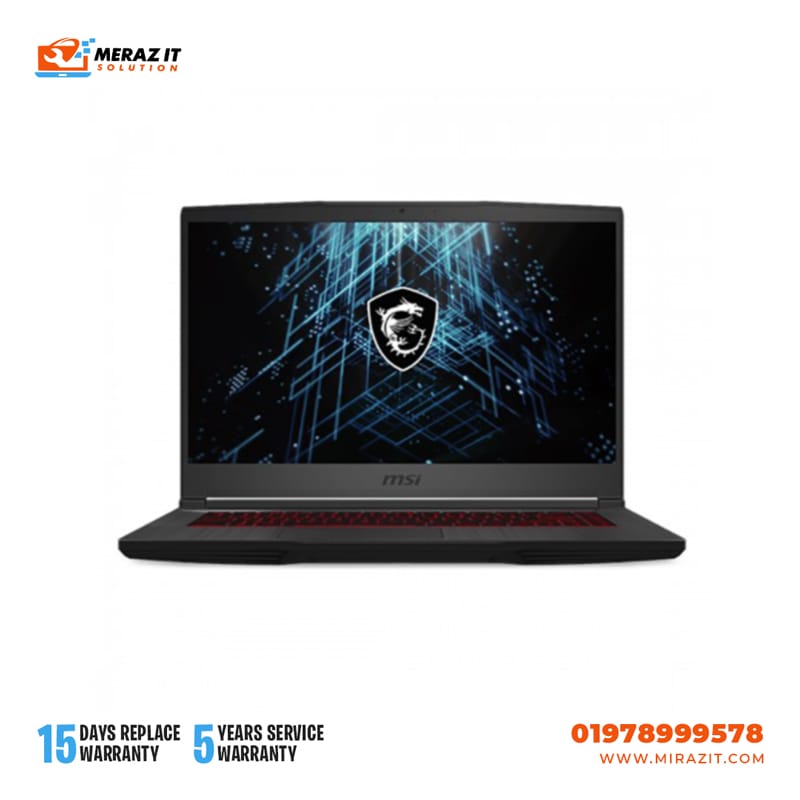 MSI GF63 THIN 11UC Core i5 11th Gen 512GB SSD RTX 3050 Max-Q 4GB Graphics 15.6" FHD Gaming Laptop