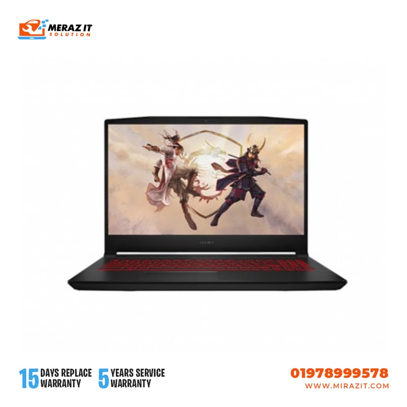 MSI Katana GF66 11UC Core i5 11th Gen RTX3050 4GB Graphics 15.6" Gaming Laptop