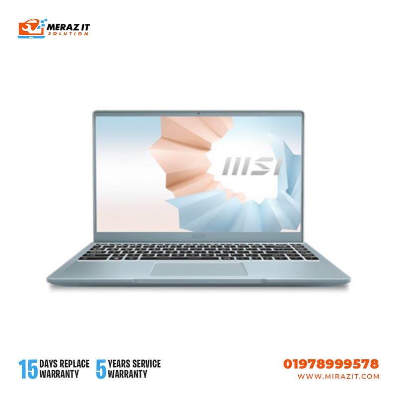 MSI Modern 14 B11SB Core i7 11th Gen MX450 2GB Graphics 14" Full HD Laptop