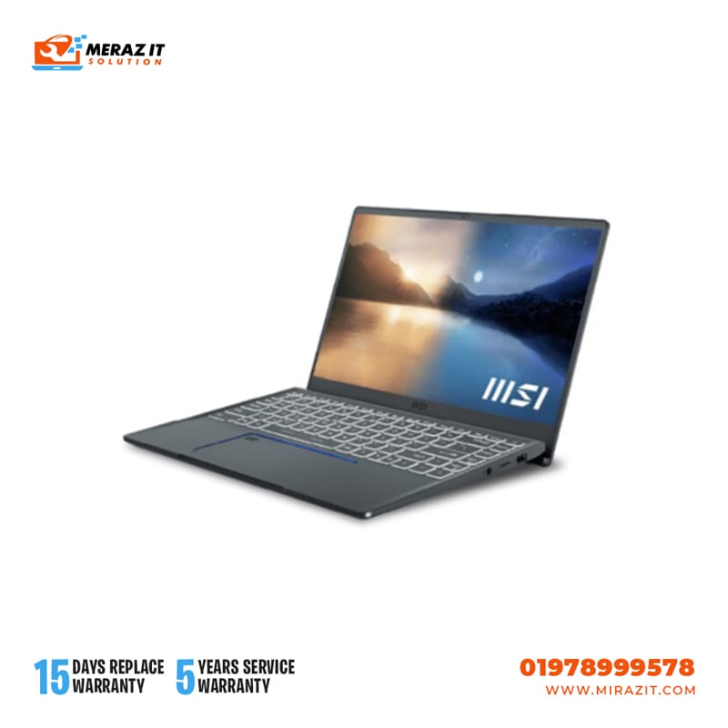 MSI Prestige 14 A11SCX Core i7 11th Gen GTX1650 Max-Q 4GB graphics 14" UHD Laptop