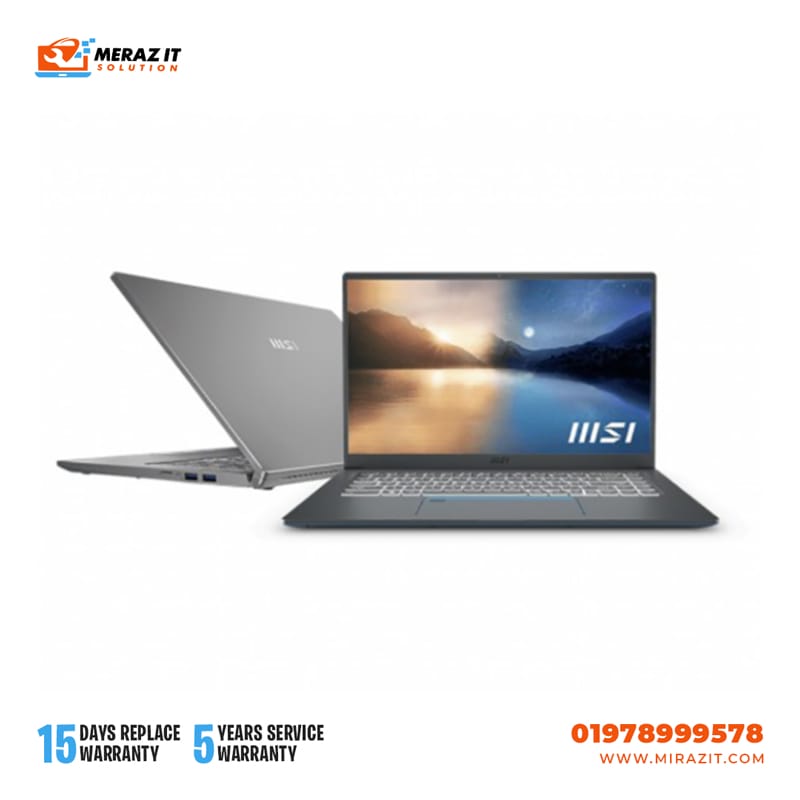 MSI Prestige E15 A11SCS Core i7 11th Gen GTX1650 Ti 4GB Graphics 15.6" FHD Laptop