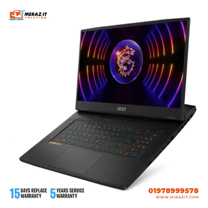 MSI Titan GT77HX 13VI Core i9 13th Gen 64GB RAM 4TB SSD RTX 4090 16GB Graphics 17.3" 4K UHD 144Hz Gaming Laptop