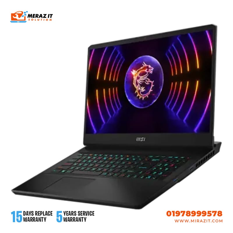 MSI Vector GP77 13VG Core i7 13th Gen 16GB RAM 2TB SSD RTX 4070 8GB Graphics 17.3" 2K QHD 240Hz Gaming Laptop