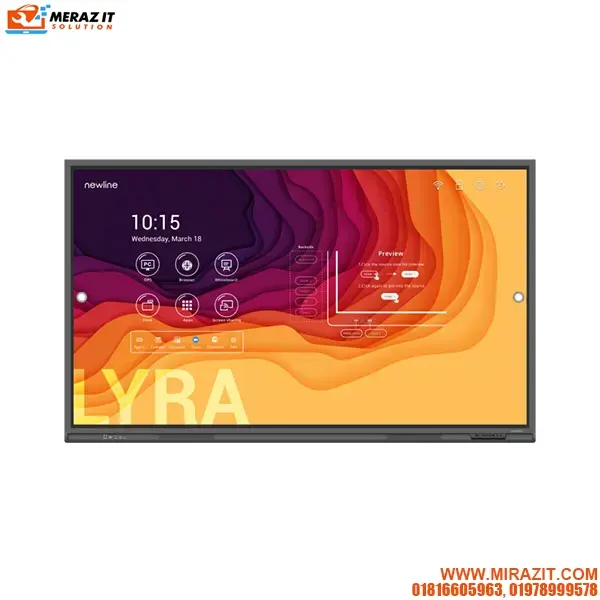 Newline TT-7521Q 75 inch 4K UHD Education/ Meeting Room Interactive Flat Panel Display