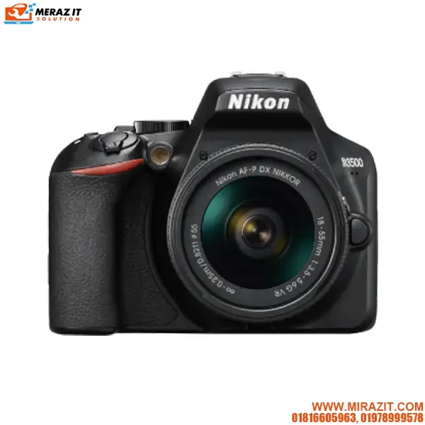 Nikon D3500 BK DSLR Camera with AF-P 18-55 VR Kit Lens