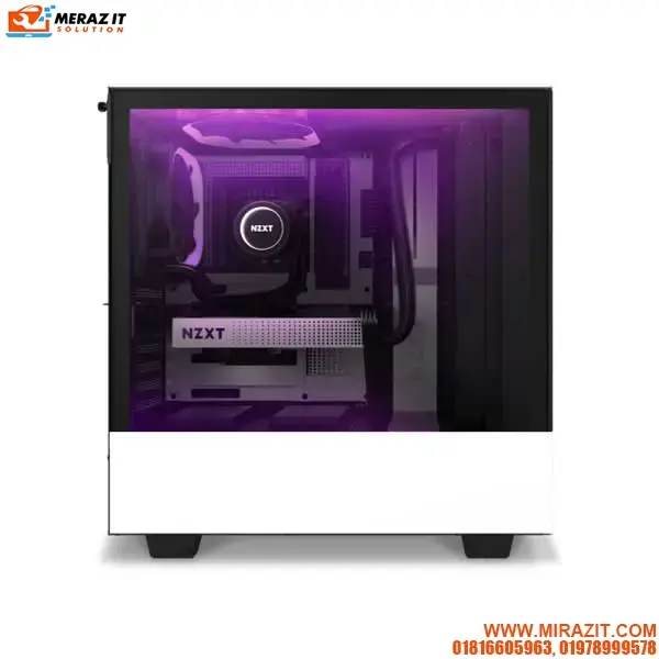 NZXT CA-H510E-W1 H510 Elite Matte White Chassis with Smart Device 2