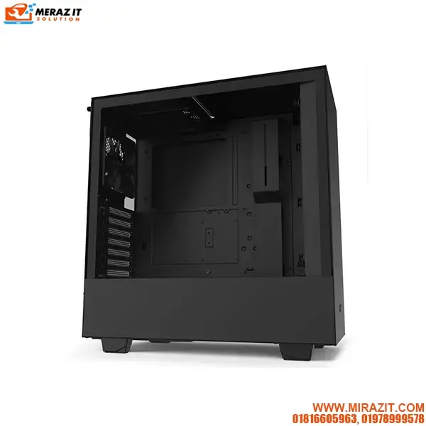 NZXT CA-H510I-B1 H510i Compact Mid Tower Black/Black Case with Smart Device 2