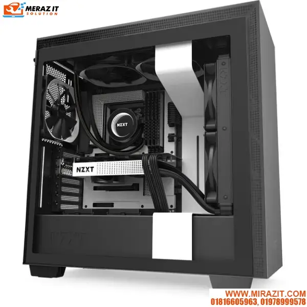 NZXT CA-H710B-W1 H710 Mid Tower White/Black Chassis