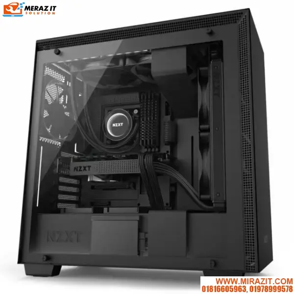 NZXT CA-H710I-B1 H710i Mid Tower Black Casing with Smart Device 2