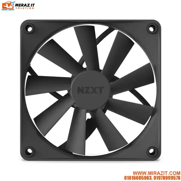 NZXT F120Q (RF-Q12SF-B1) 120mm Quiet Airflow Fan - Black