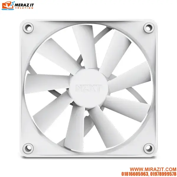 NZXT F120Q (RF-Q12SF-W1) 120mm Quiet Airflow Fan - White