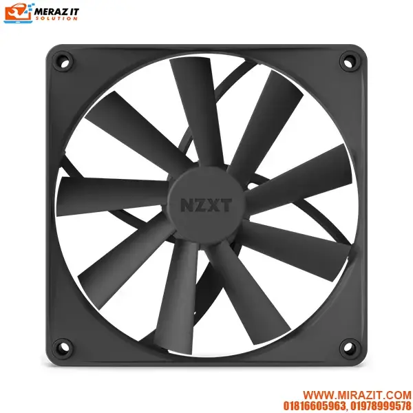 NZXT F140Q (RF-Q14SF-B1) 140mm Quiet Airflow Fan - Black