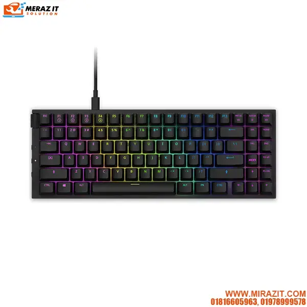 NZXT Function Mini TKL (KB-175US-BR) Red Switch Compact Mechanical Keyboard - Black