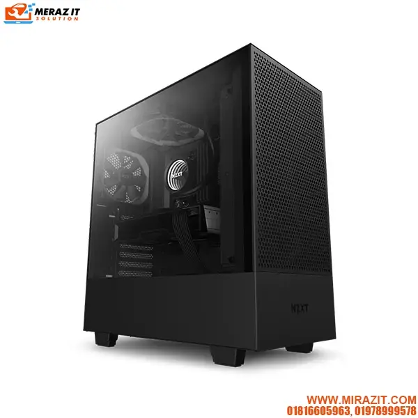NZXT H510 Flow (CA-H52FB-01) Compact Mid-tower Casing - Black