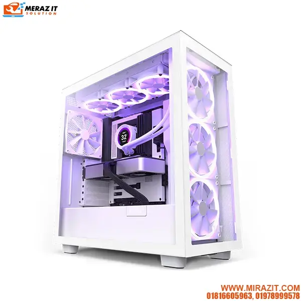 NZXT H7 Elite (CM-H71EW-01-White) Premium Mid-Tower Casing - White