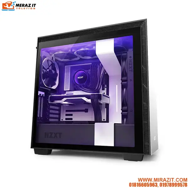 NZXT H710i (CA-H710I-W1) Mid-Tower Casing with Smart Device 2 - White/Black