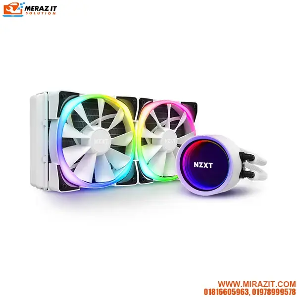 NZXT Kraken X53 RGB 240mm All-in-One Liquid CPU Cooler - White
