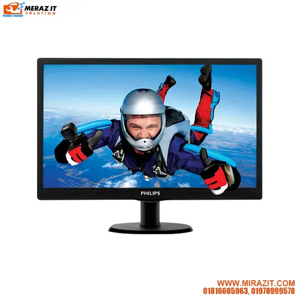 PHILIPS 193V5LHSB2/94 18.5-inch LED Monitor With HDMI Port