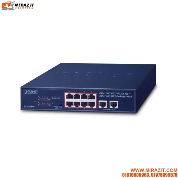 Planet FSD-1008HP 8-Port 120W PoE Unmanaged Switch