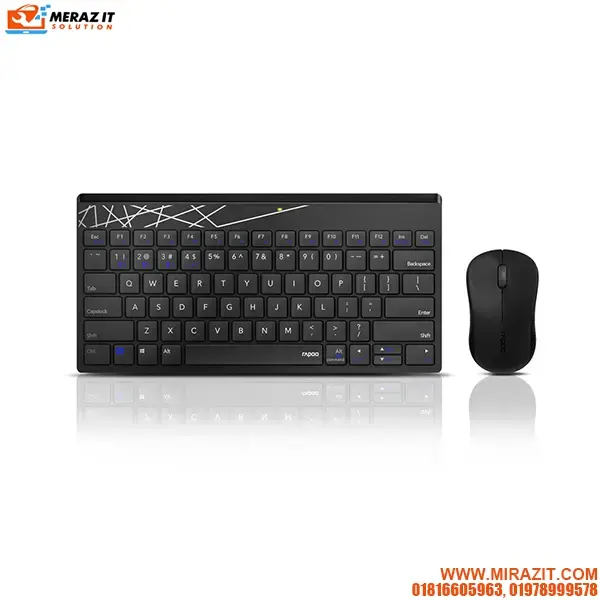 Rapoo 8000M Multi-mode Keyboard & Mouse Combo