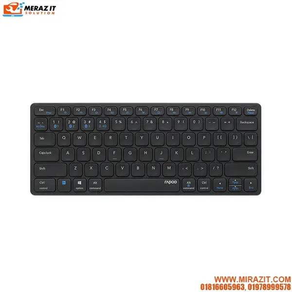 Rapoo E9050G Dark Grey Multi-mode Ultra-slim Keyboard