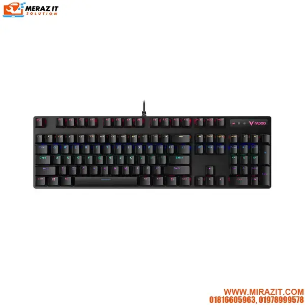 Rapoo V500PRO Backlit Blue Switch Gaming Mechanical Keyboard