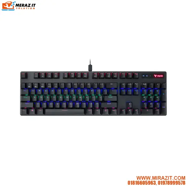 Rapoo V500PRO MT Multimode Wireless Blue Switch Mechanical Gaming Keyboard