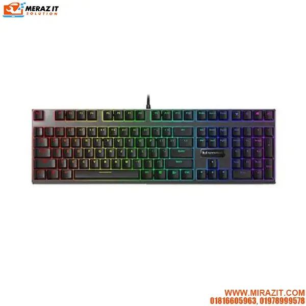 Rapoo V700 RGB Alloy Backlit Mechanical Blue Switch Gaming Keyboard
