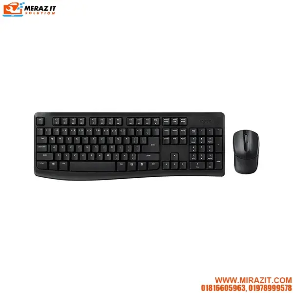 Rapoo X1800 Pro Wireless Optical Keyboard Mouse Combo