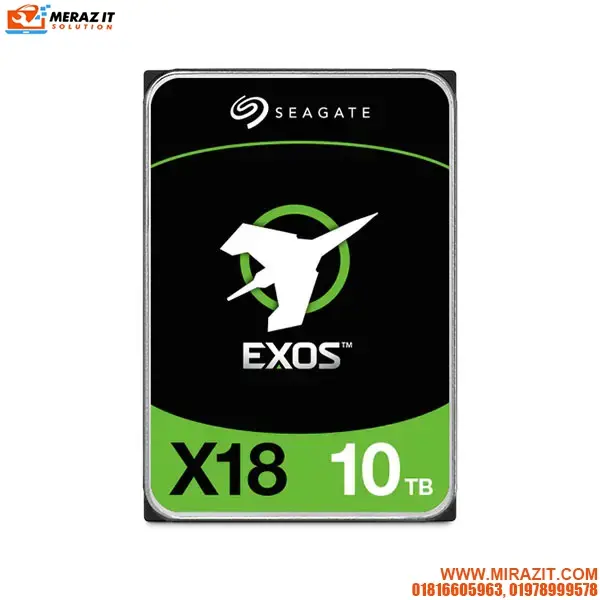 Seagate Exos X18 10TB 512E/4KN SATA 7200RPM Enterprise Hard Drive-ST10000NM018G