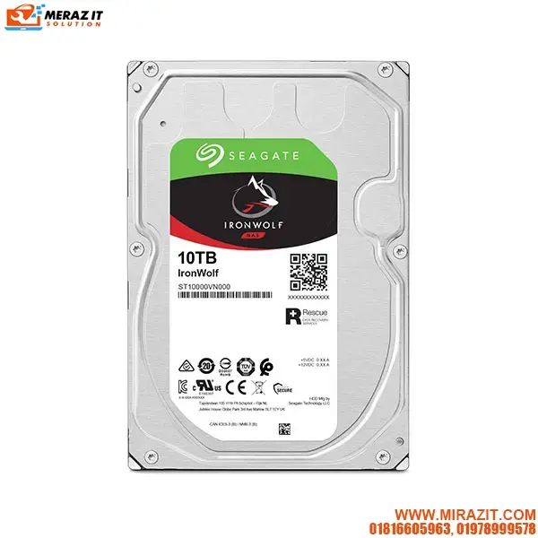 Seagate IronWolf 10 TB 3.5 Inch SATA 7200RPM NAS Hard Drive-ST10000VN000