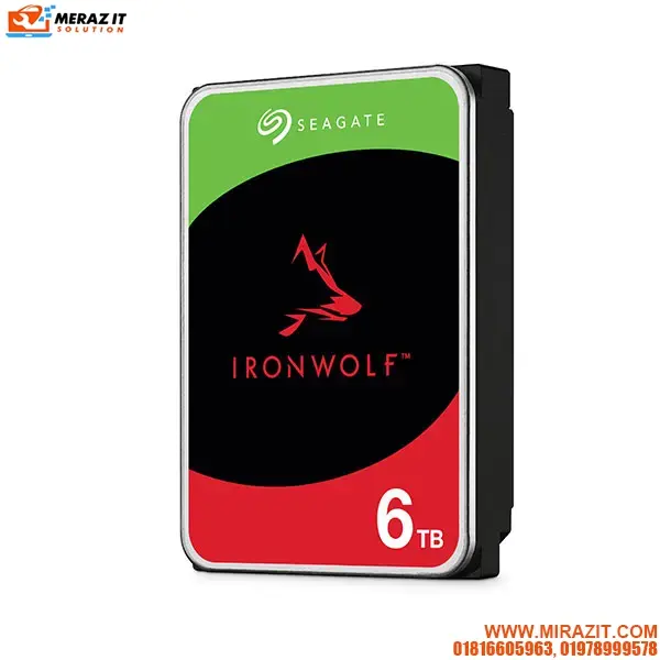 Seagate IronWolf 6TB 3.5 Inch SATA 5400RPM NAS Hard Drive-ST6000VN006