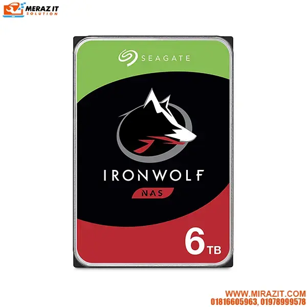Seagate IronWolf 6TB 5400RPM SATA NAS HDD - ST6000VN001