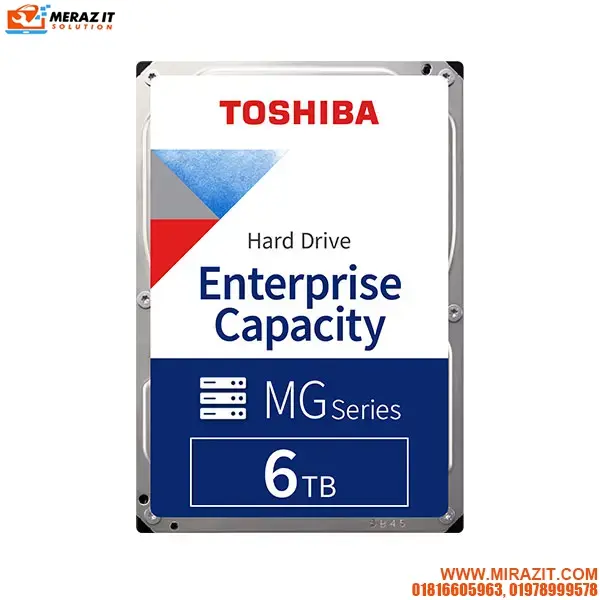 Toshiba Enterprise HDD 6TB 3.5’’ SATA 6Gbit/s 7200RPM (MG08ADA600E)