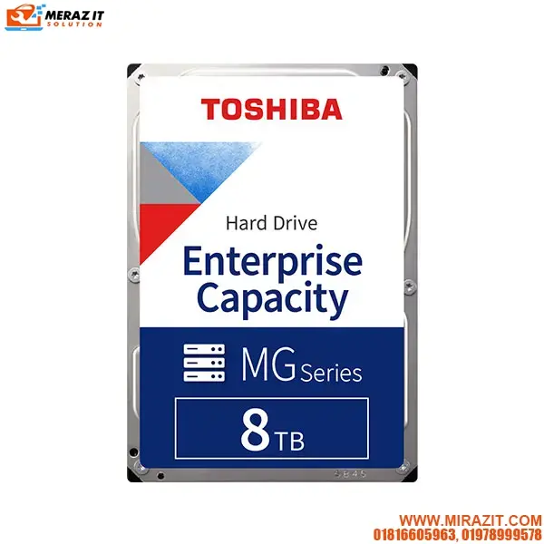 Toshiba Enterprise HDD 8TB 3.5’’ SATA 6Gbit/s 7200RPM (MG08ADA800E)