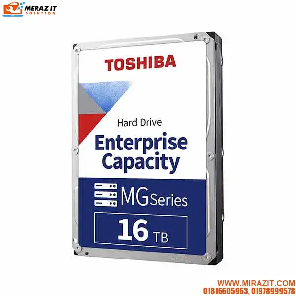 TOSHIBA MG08 16TB 7200RPM Enterprise SATA HDD - MG08ACA16TE