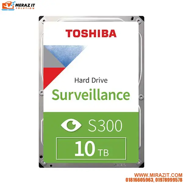 Toshiba S300 Pro 10TB 7200RPM Surveillance HDD -HDWT31AUZSV