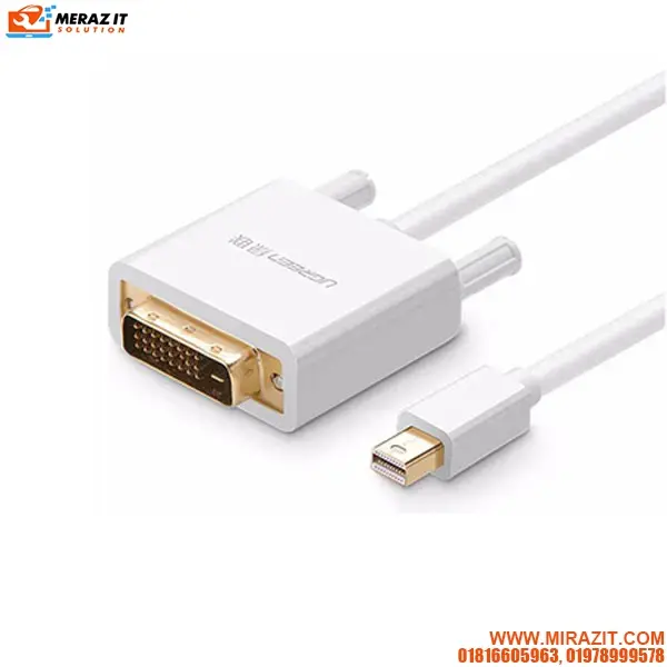 UGREEN 10405 Mini DP to DVI Converter Cable 2M