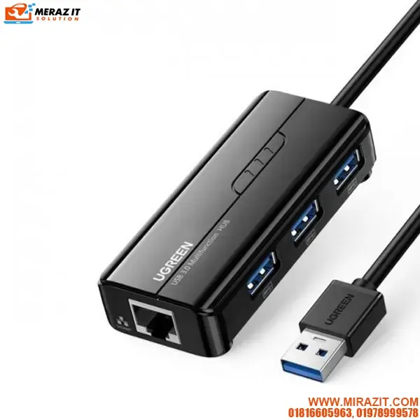 UGREEN 20265 USB 3.0 Hub with Gigabit Ethernet Adapter