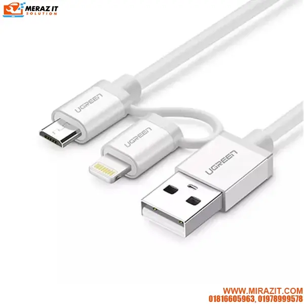 UGREEN 30670 USB 2.0 to Mirco USB Lightning Braid 1.5M