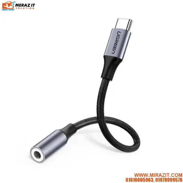 UGREEN AV142 (30632) Type C Male To 3.5mm Audio Adapter