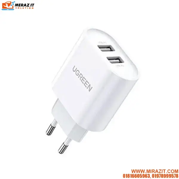 UGREEN CD104 (20384) Charger 2x USB 3.4 A White