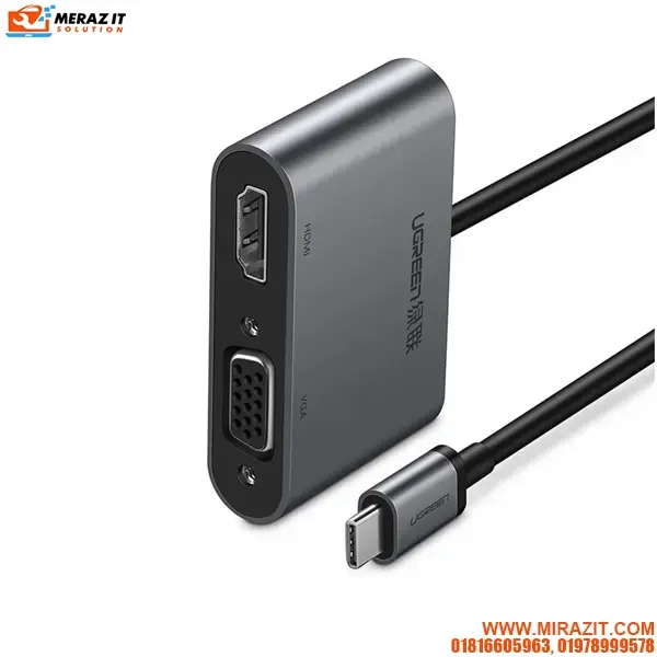 UGREEN CM162 (50505) USB-C to HDMI And VGA Adapter
