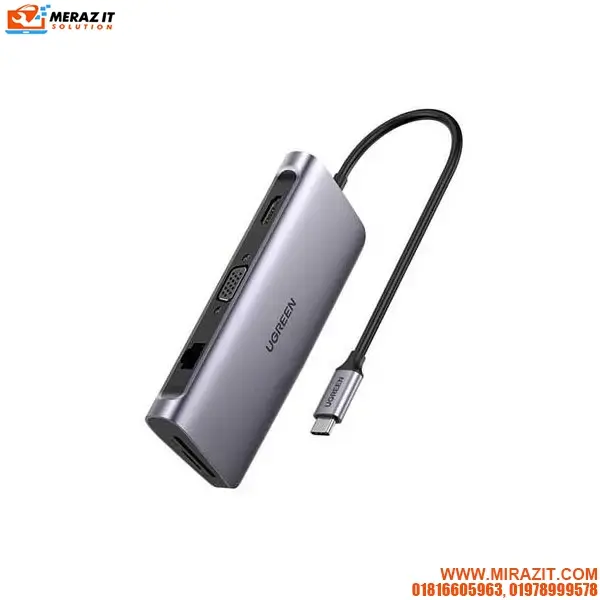 UGREEN CM179 (40873) USB Type C 9 in 1 Multifunctional Adapter