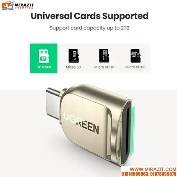 UGREEN CM331 (80124) USB-C TF 3.0 Card Reader