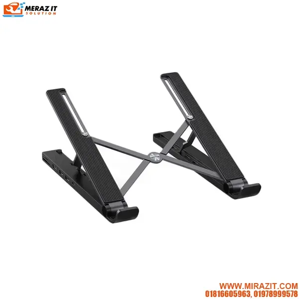 UGREEN CM359 (80551) Black Laptop Stand with 5-in-1 Docking Station